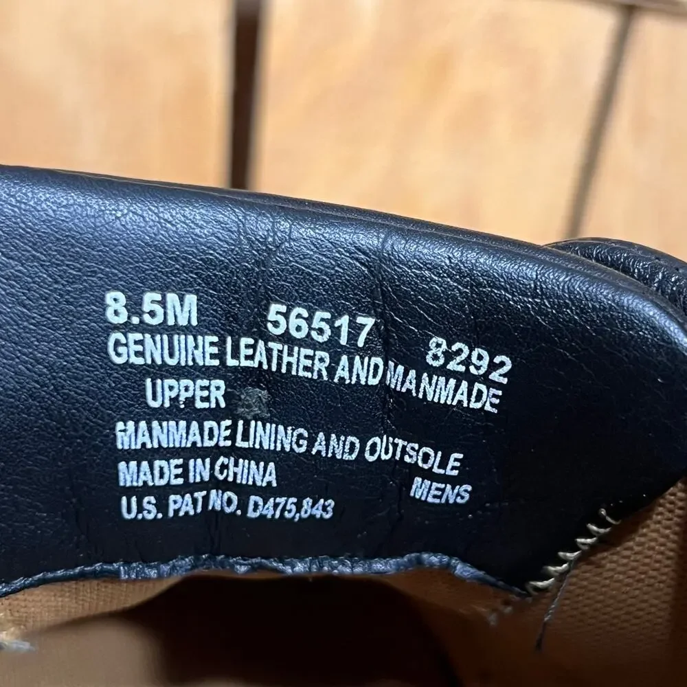 Timberland Earthkeepers Martlar Lace Black Leather Comfort Oxfords Mens Size 8.5